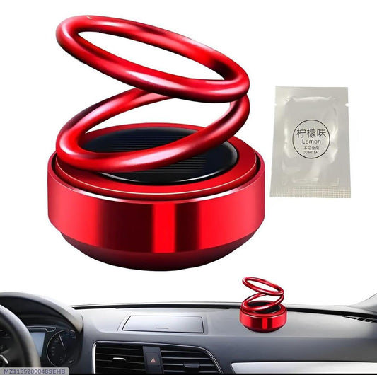 Car Interior Accessories, Solar Power Car Rotating Ring Suspension Decoration, Air Purifier, Car Decor Gift Home and office decorate decorate
