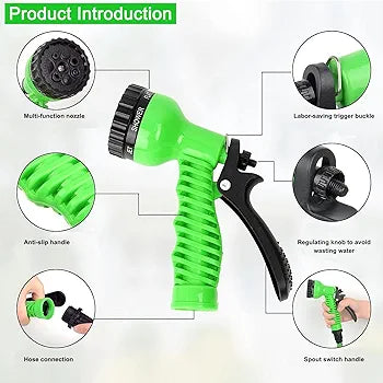 Magic Garden Hose 75ft/22.5m Garden Hose Water Hose with 7 Functions Shower Expandable Hose Flexible Garden Hose Lawn/Pet/Car Wash
